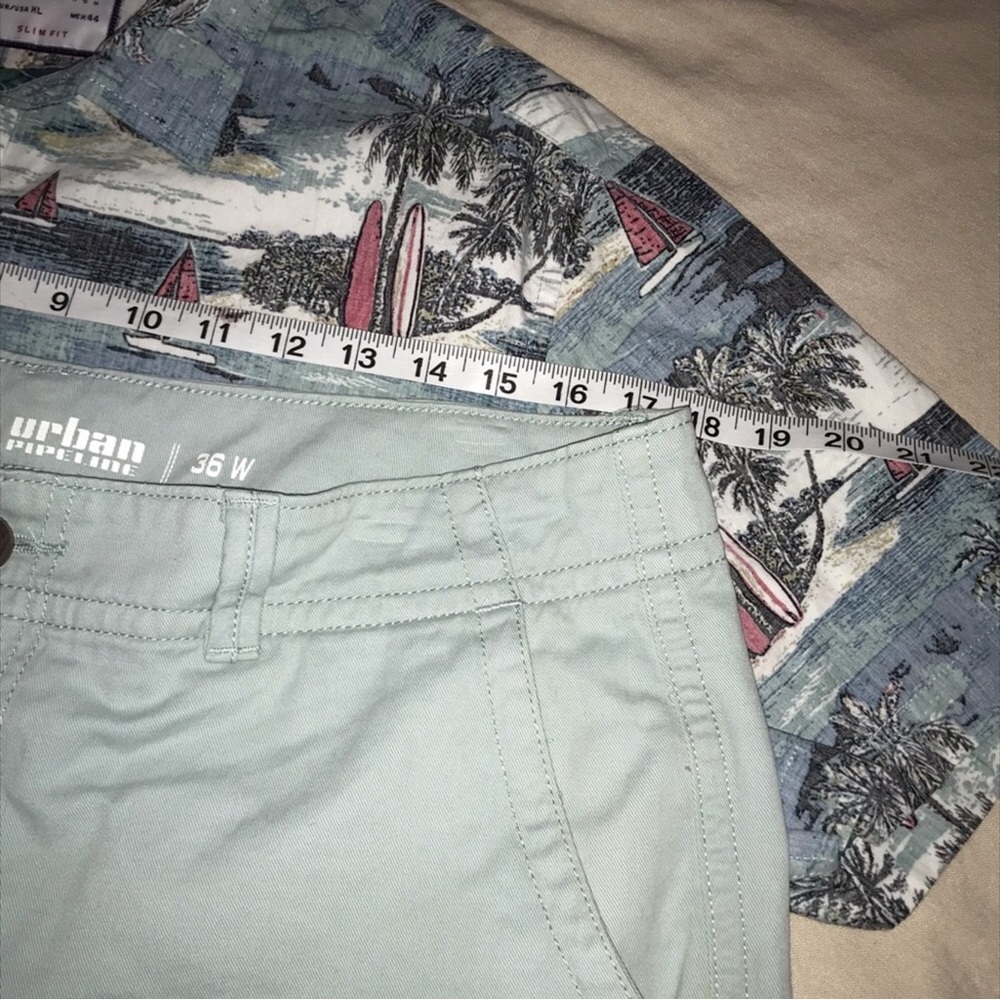 URBAN PIPELINE Flat Front Chino Bermuda Shorts - Picture 10 of 11